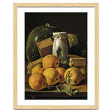 Luis Egidio Meléndez / 'Still Life of Oranges, Watermelon, a Pot, and Boxes of Cake', ca.  1760. thumbnail