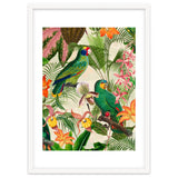 Parrots in tropical Jungle thumbnail