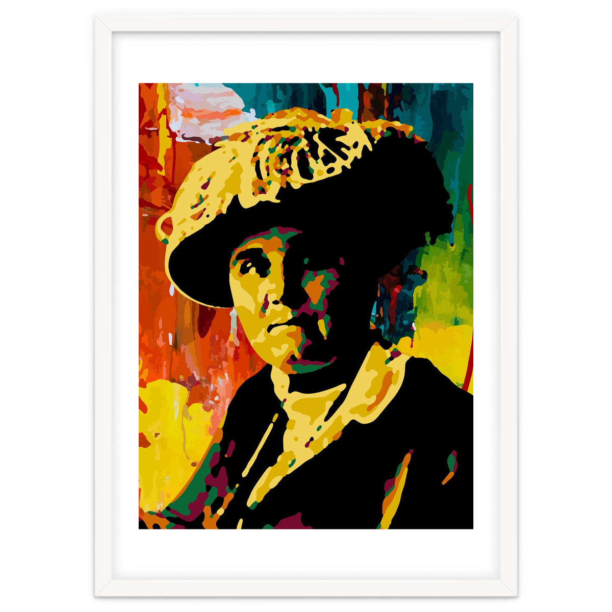 Jane Addams Colorful Abstract Art