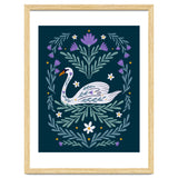 Swan Purple And Teal thumbnail