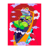 Knight Frog Pop Art Illustration (Print Only) thumbnail