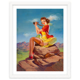 Pinup Sexy Binoculars Girl thumbnail