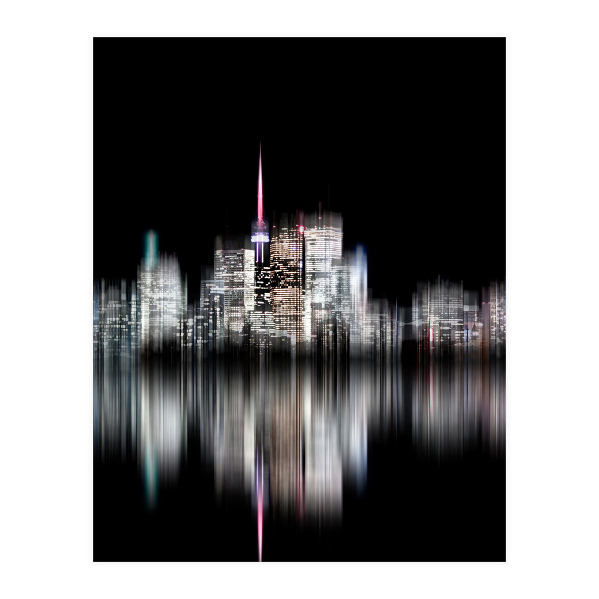Toronto Skyline Blur Version No 2 (Print Only)