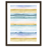 Relaxing Calm Stripes Blue Yellow thumbnail