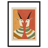 Two Gazelles In Stillness thumbnail
