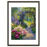 Serene Summer Garden Path Oil Painting thumbnail