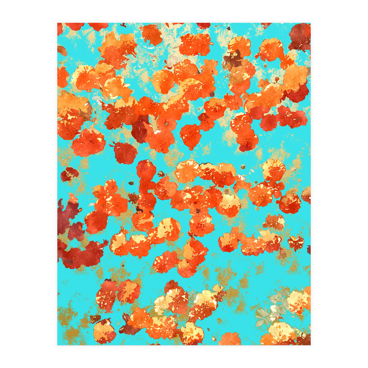 Teal Decor #society6 (Print Only)