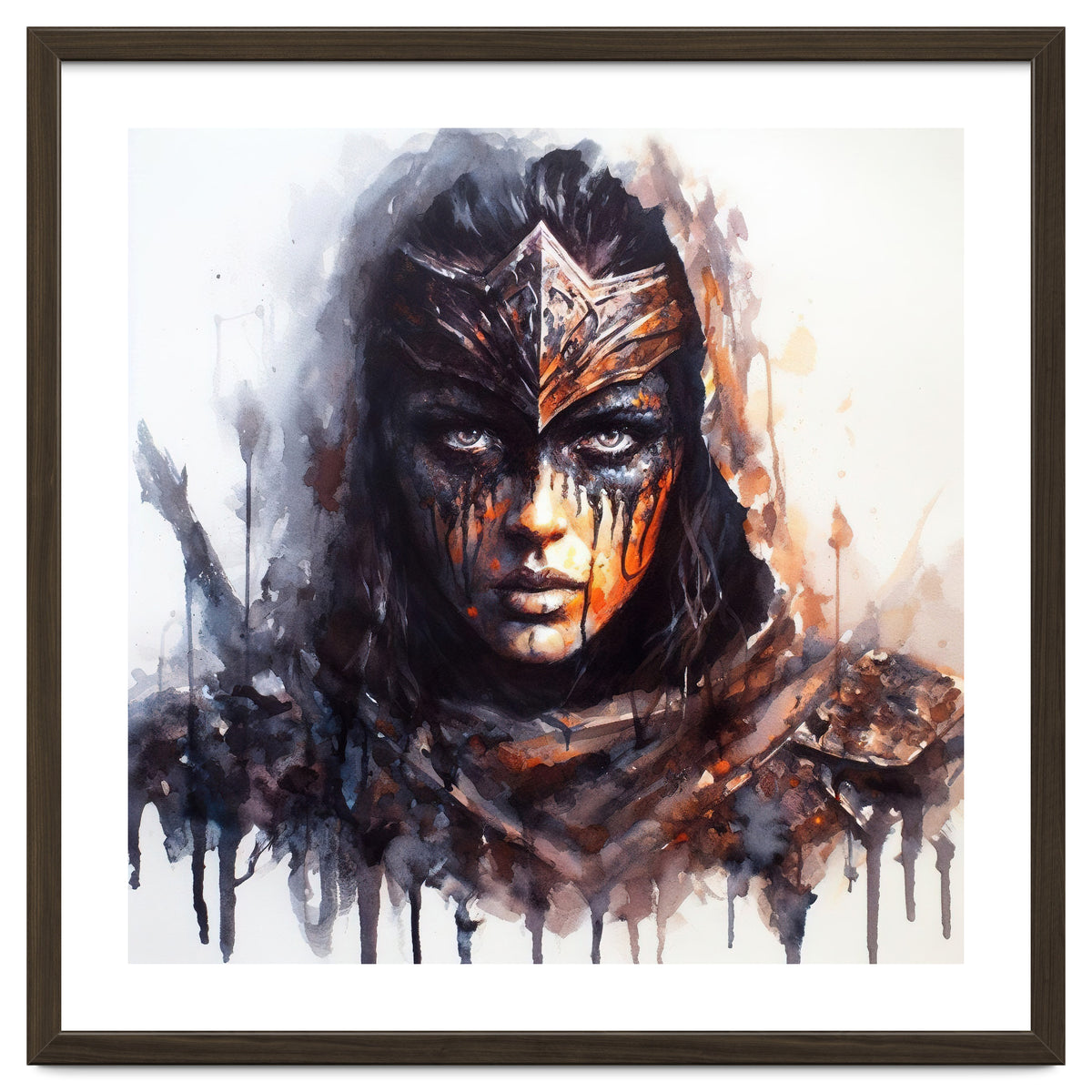 Armored Medieval Warrior Woman