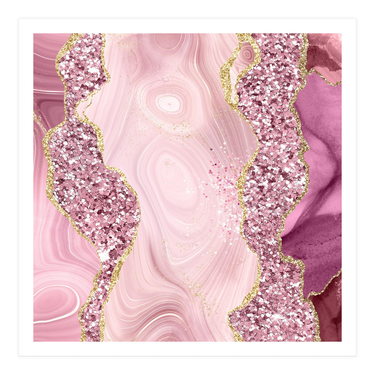 Agate Glitter Dazzle Texture 02 (Print Only)