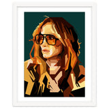 Jennifer Lopez Celebrity Art Retro Style Illustration thumbnail
