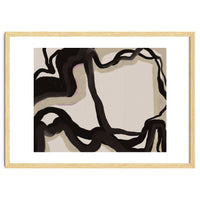 Time oil painting abstract