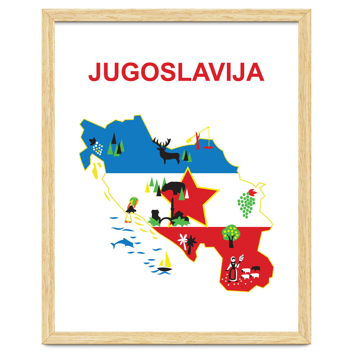 Yugoslavia Map