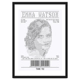 Receipt Art Emma Watson thumbnail