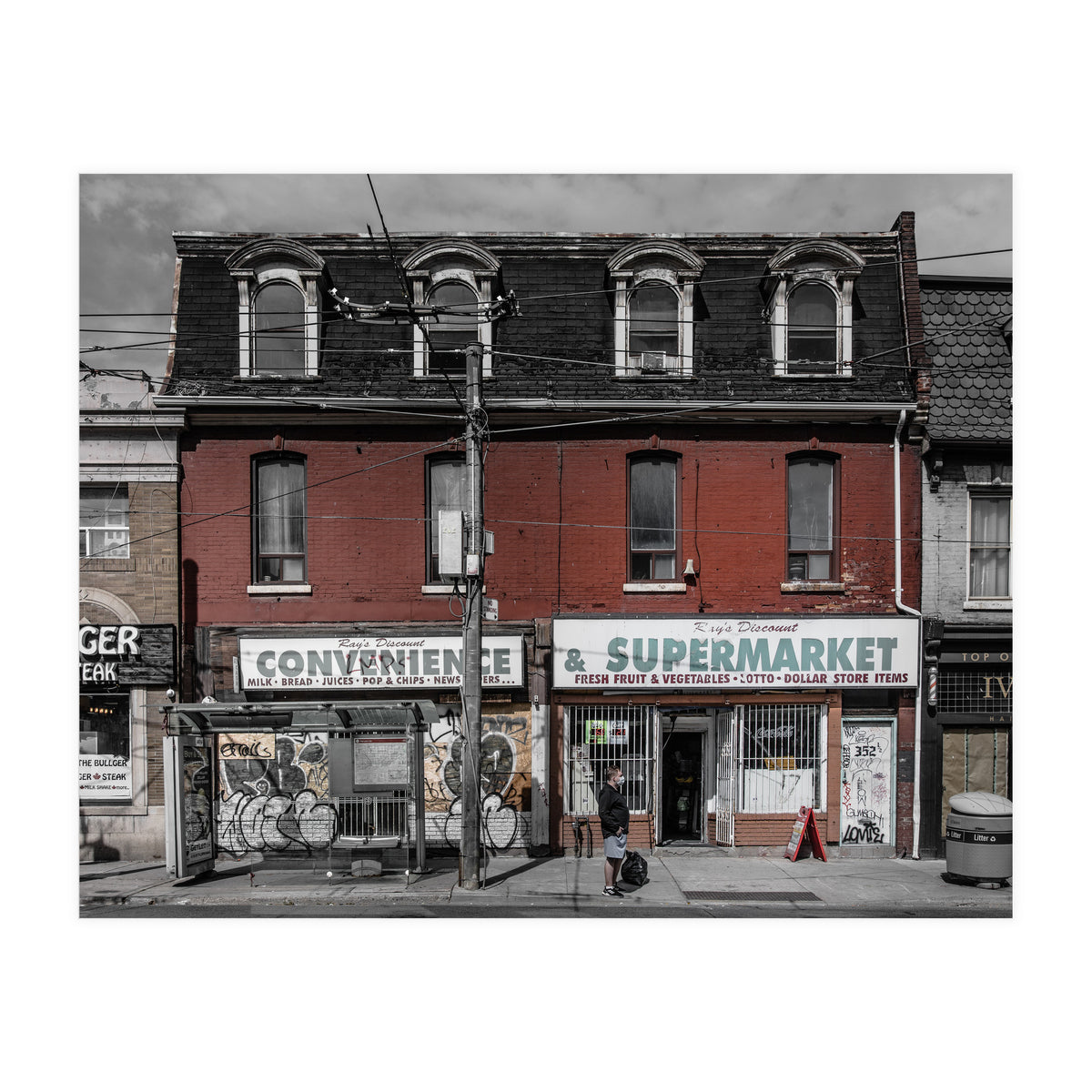 Nos 350 - 352 Queen St E 1 Color Version (Print Only)