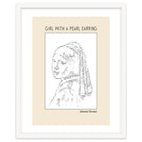 Girl With A Pearl Earring Johannes Vermeer Ascii Art thumbnail