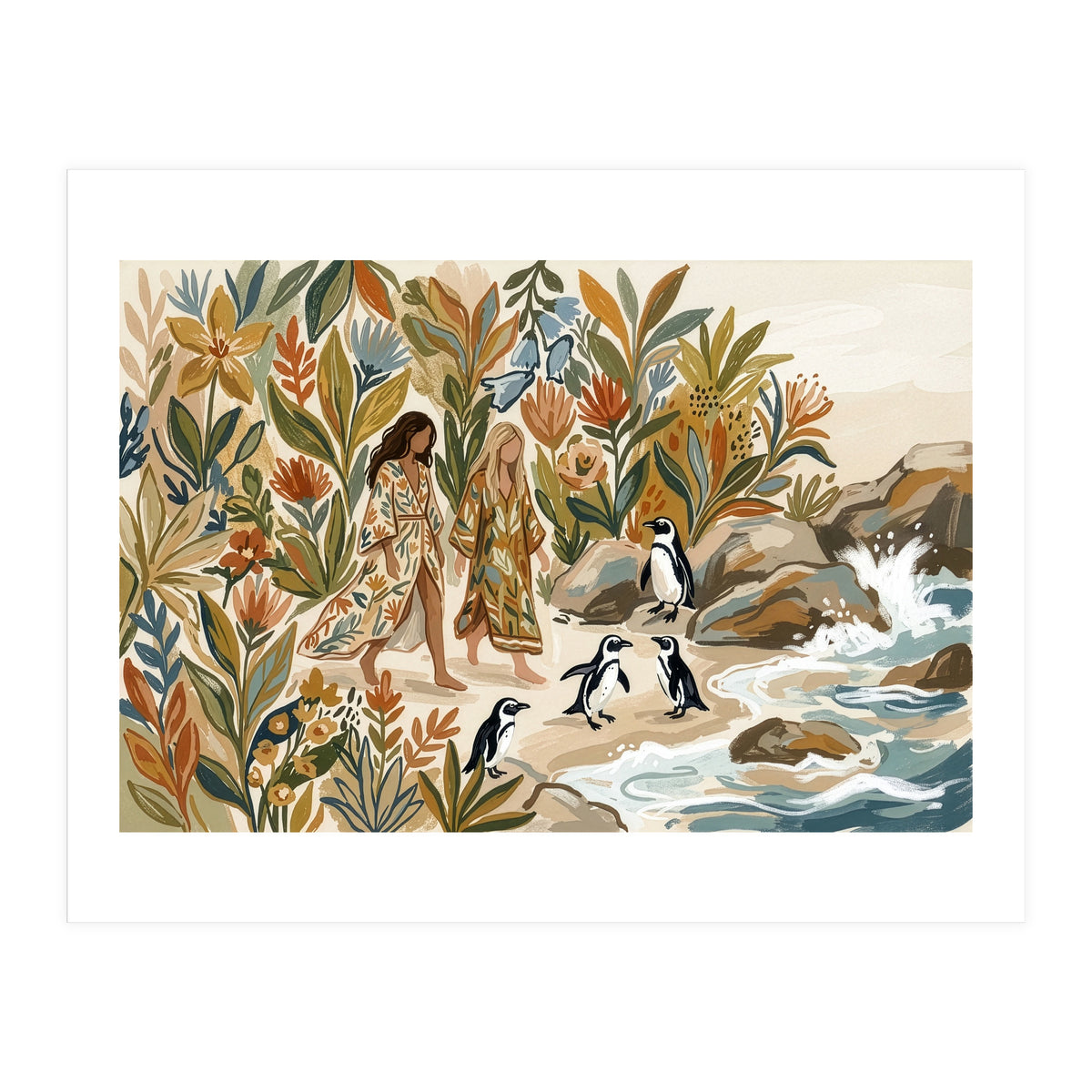 Bohemian Coastal Stroll (Print Only)