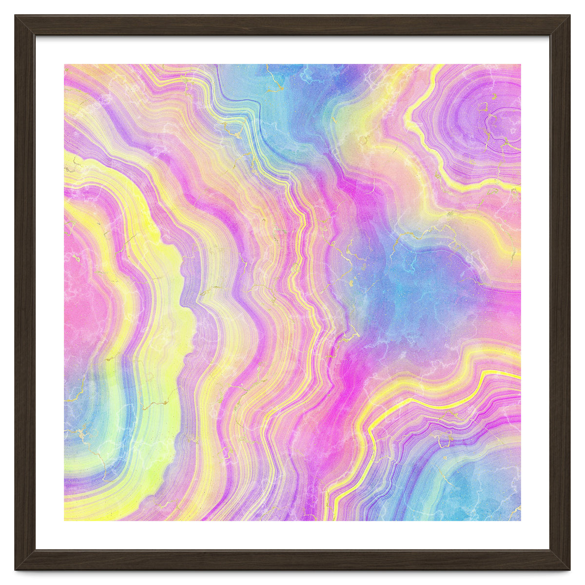 Neon Agate Texture 08