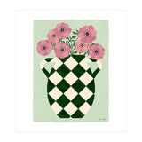 Checkered vase with anemones (Print Only) thumbnail
