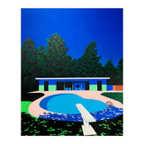 Hiroshi Nagai - Swimming Pool, City Pop At Night (Print Only) thumbnail