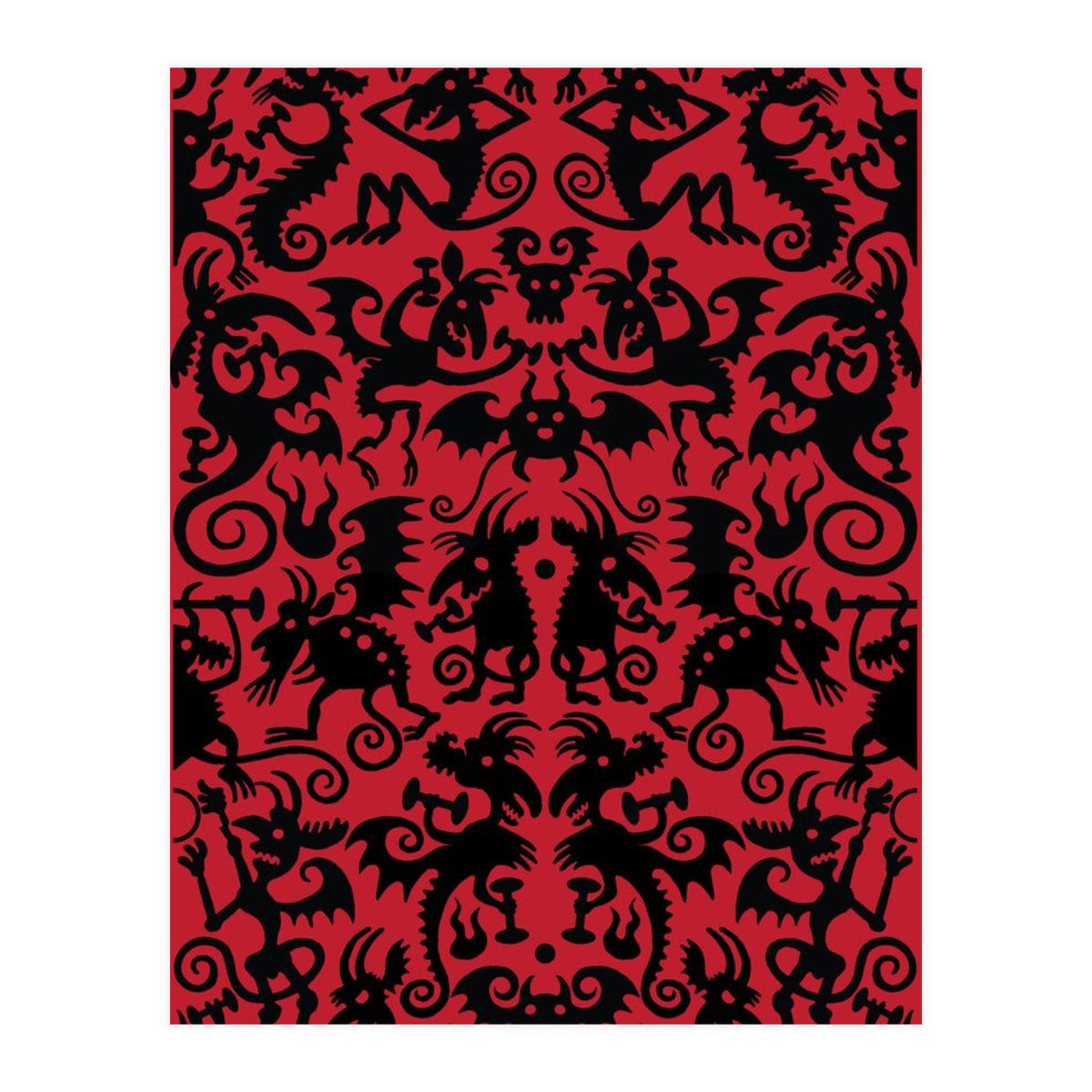 Crimson Chaos and the Symphony of the Underworld (Print Only)