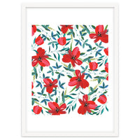 Red Blossom #society6 #decor #buyart