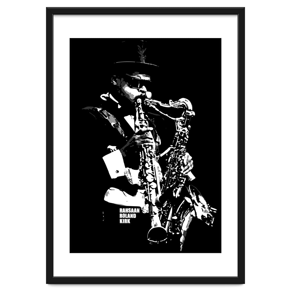 Rahsaan Roland Kirk American Jazz Multi-Instrumentalist