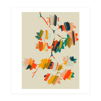 colorful hanging maple leaves (Print Only)