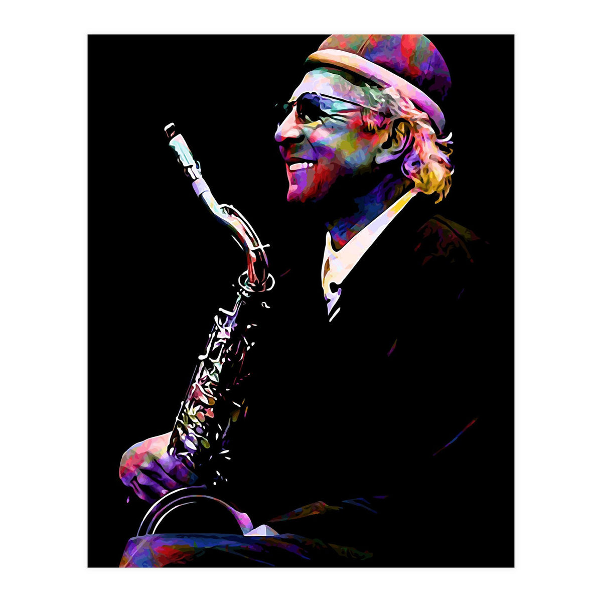 Charles Lloyd Jazz Saxophonist (Print Only)