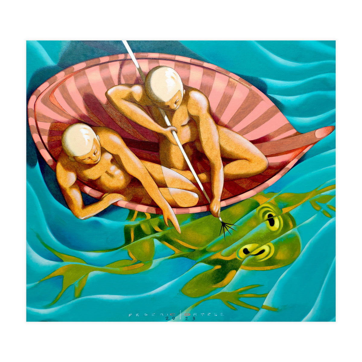 The capture of the giant frog (Print Only)