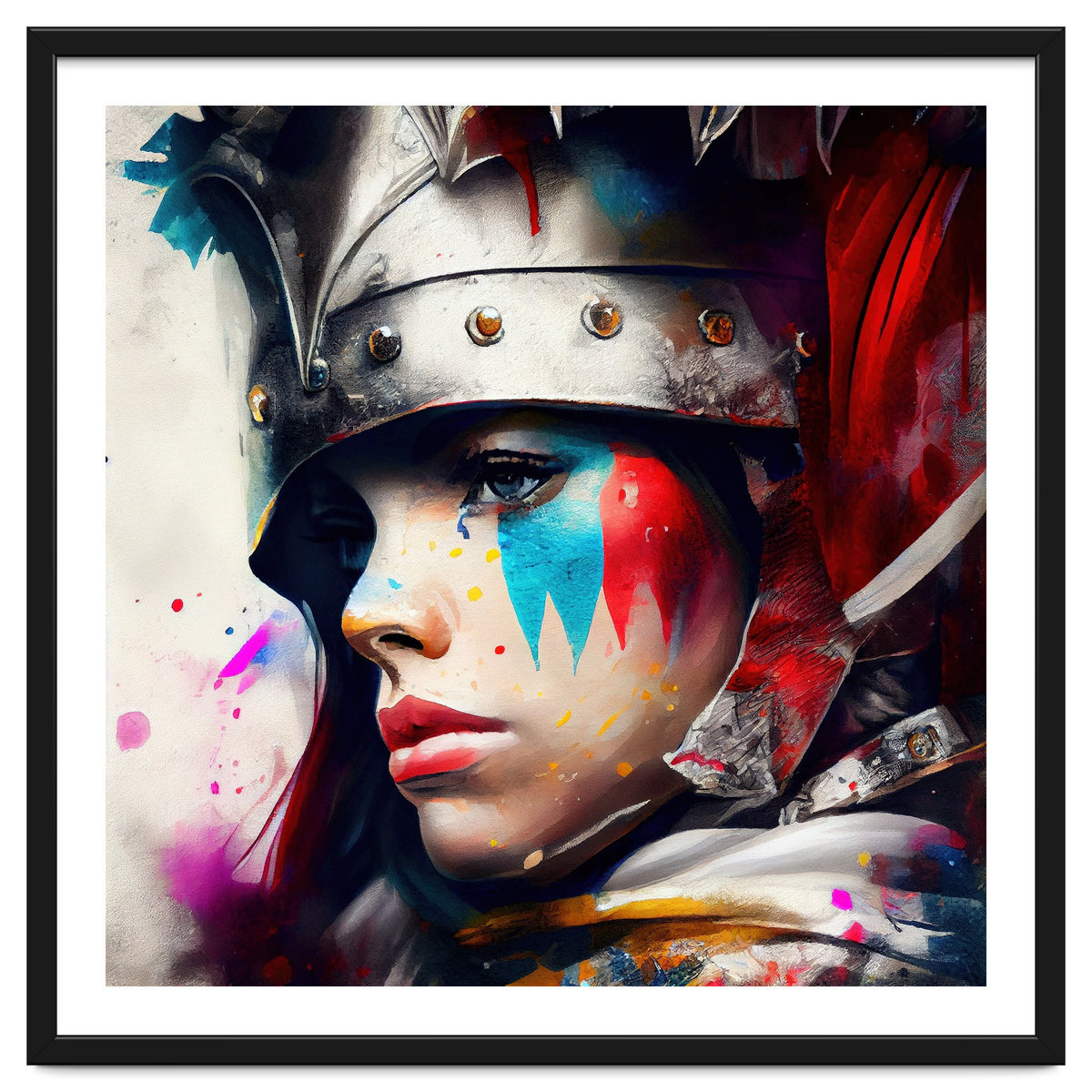 Powerful Medieval Warrior Woman #1