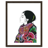 Embroidery Realistic Digital Embroidery Fashion Illustration Art Print Viddy Pop Studio Mood Room thumbnail