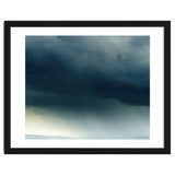 Storm Rain Clouds Watercolor Painting Blue Minimal Dark Sky Graphic thumbnail