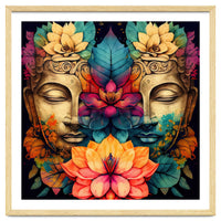 Twin Lotus Buddha Portrait