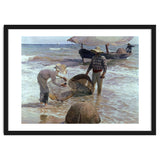 'Valencian Fishermen', 1895, Oil on canvas, 65 x 87 cm. thumbnail