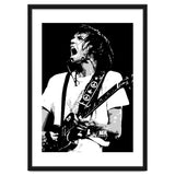 Neil Young Musician Legend in Grayscale thumbnail