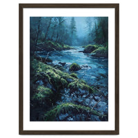The Cerulean Current: A Whispering Flow Through the Moss