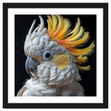 White Cockatoo With Yellow Crest Portrait thumbnail