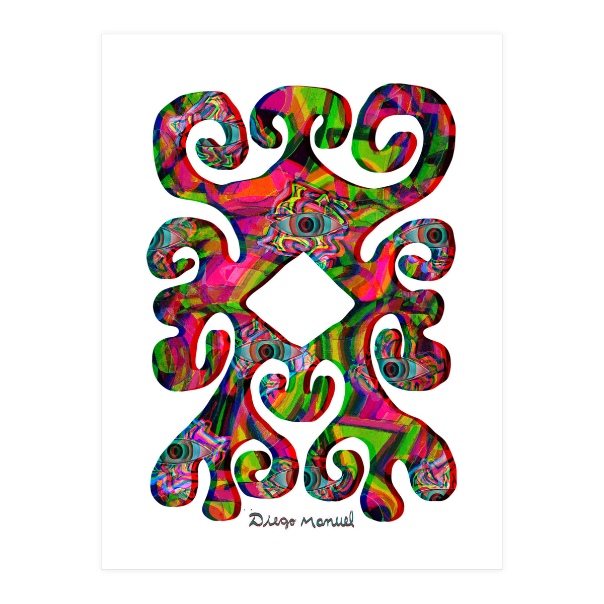 Pop Abstract Asimetrico 41 Copia (Print Only)