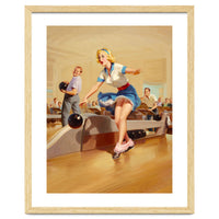 Sexy Pinup Girl On Bowling Incident