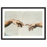 The Sistine Chapel; ceiling frescos after restoration. The creation of Adam. thumbnail