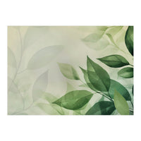 Botanical Serenity Green Leaves (Print Only)