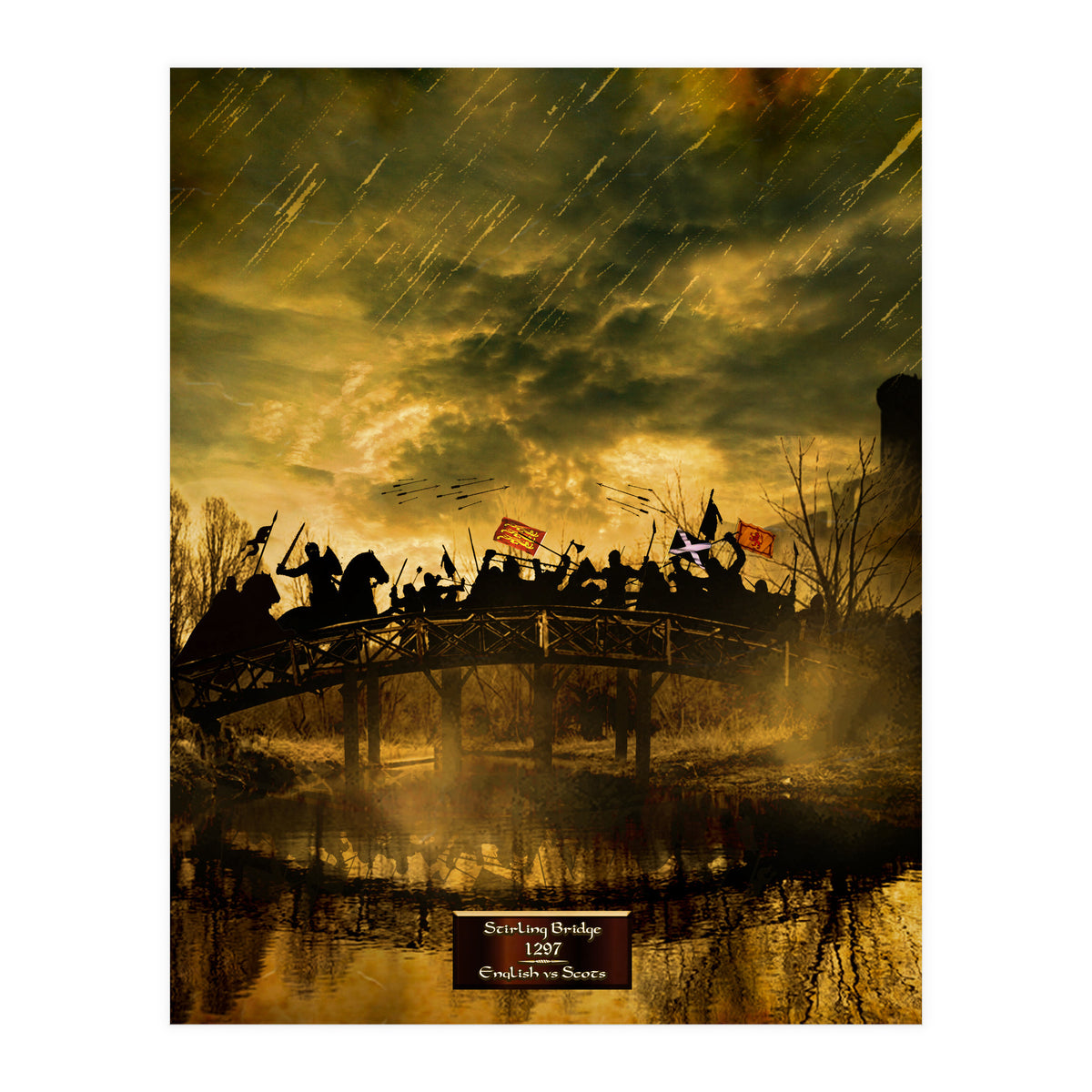 Battle Of Stirling Bridge 1297 (Print Only)