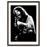 Neil Young Musician Legend in Grayscale 2 thumbnail
