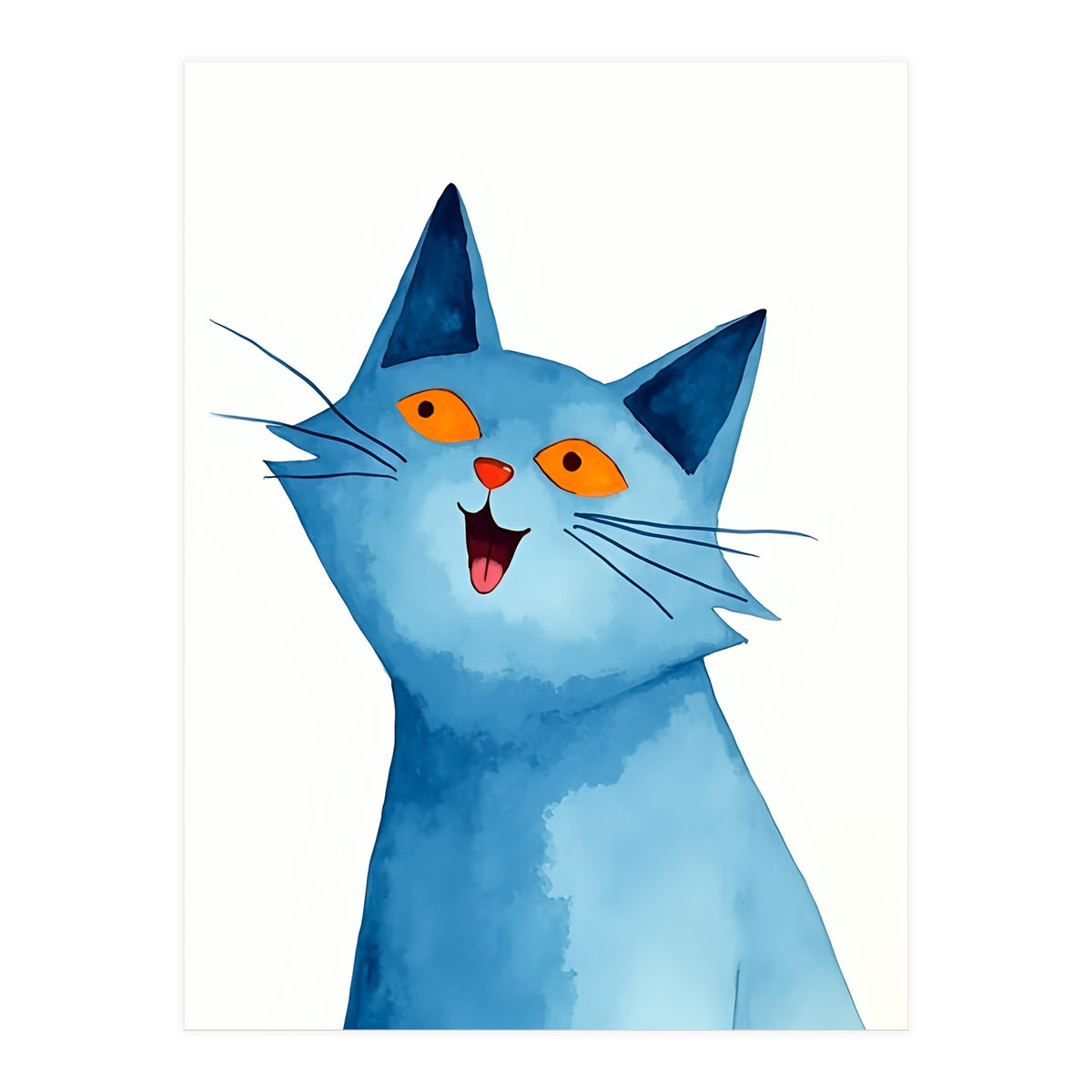 Eyes Orange (Print Only)