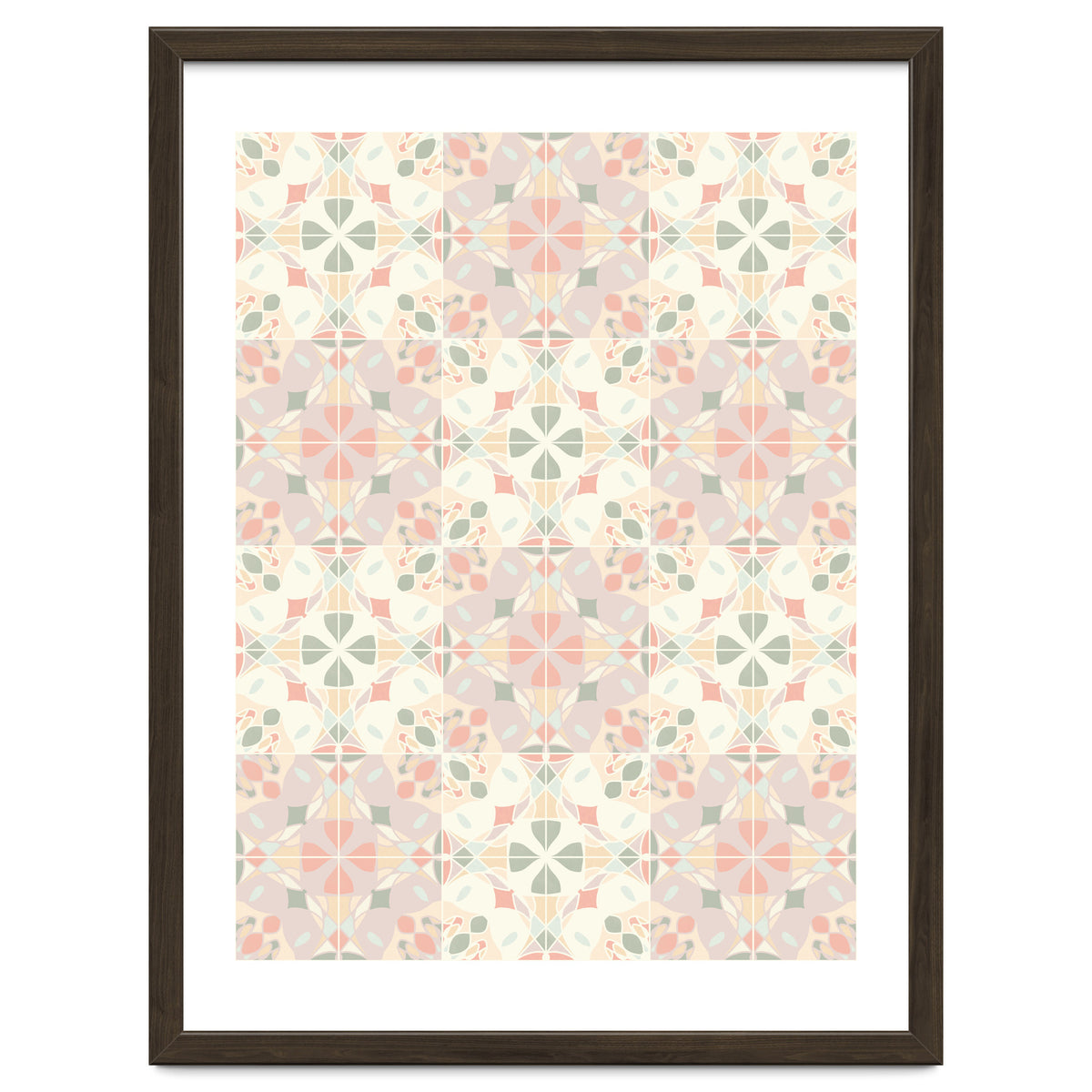 Stained Glass Pastels Tiles