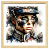Watercolor Napoleonic Soldier Woman #5 thumbnail