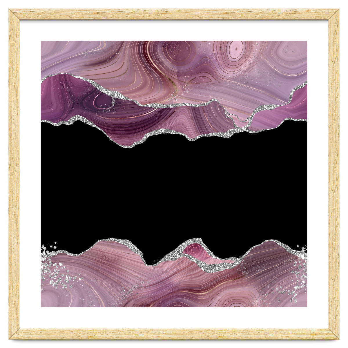 Mauve & Silver Agate Texture 03