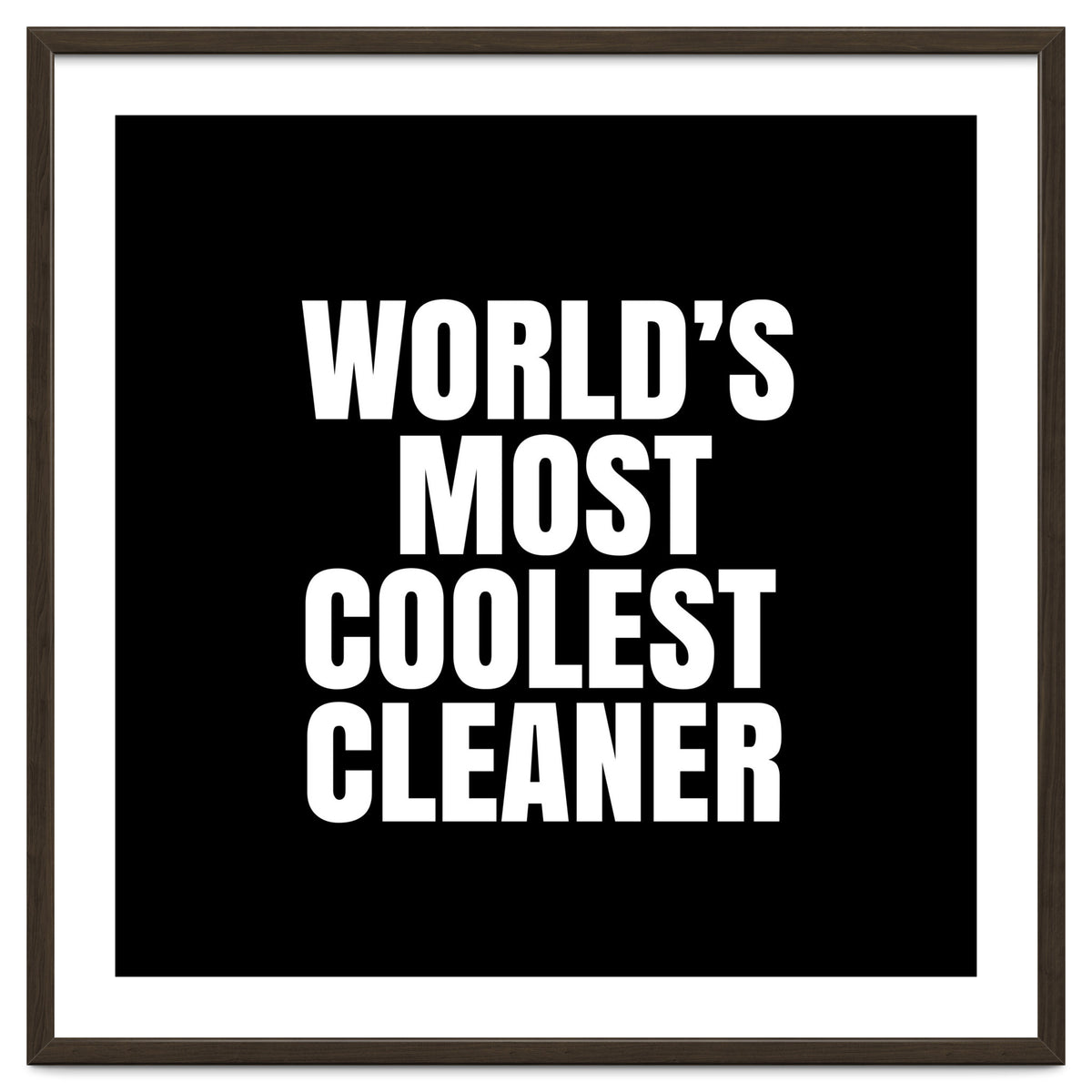 World's most coolest cleaner
