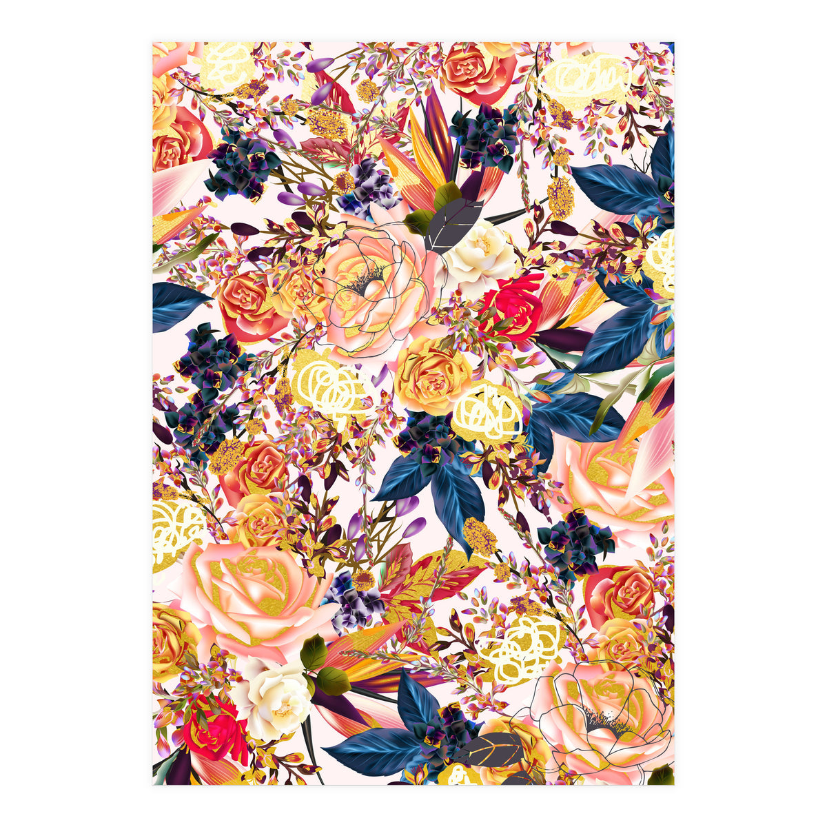 Rustic Floral #society6 #decor #buyart  (Print Only)