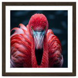 Close Up Flamingo Face With Water Droplets thumbnail